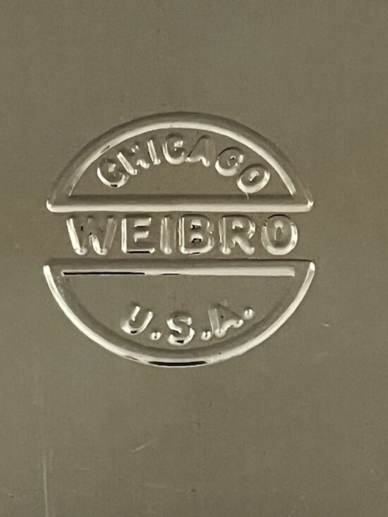 Vintage Tin Weibro Chicago U.S.A. Strawberries Grapes Cherries Mosaic - Picture 6 of 11